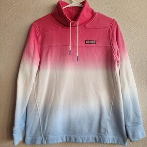 Vineyard Vines Shep Shirt Womens XXS Pullover Blue Pink Ombre 2K002755